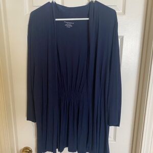 Charter Club Women's Light Robe Navy Blue Size 3X